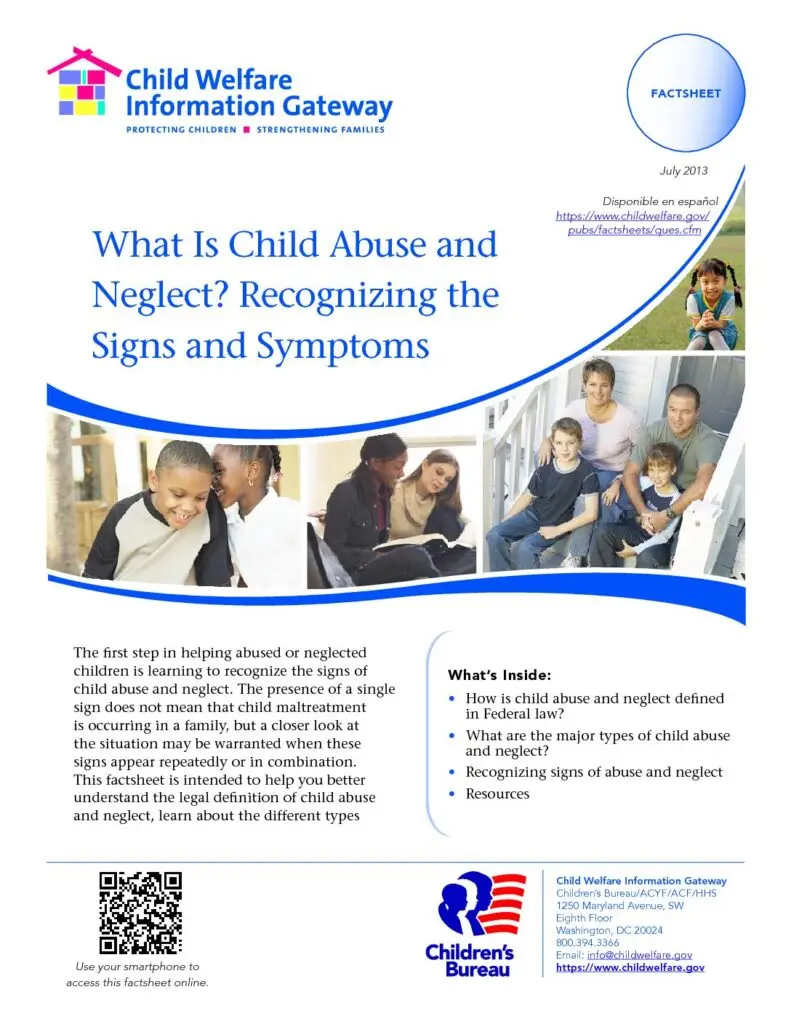 Child Abuse & Neglect Prevention 3