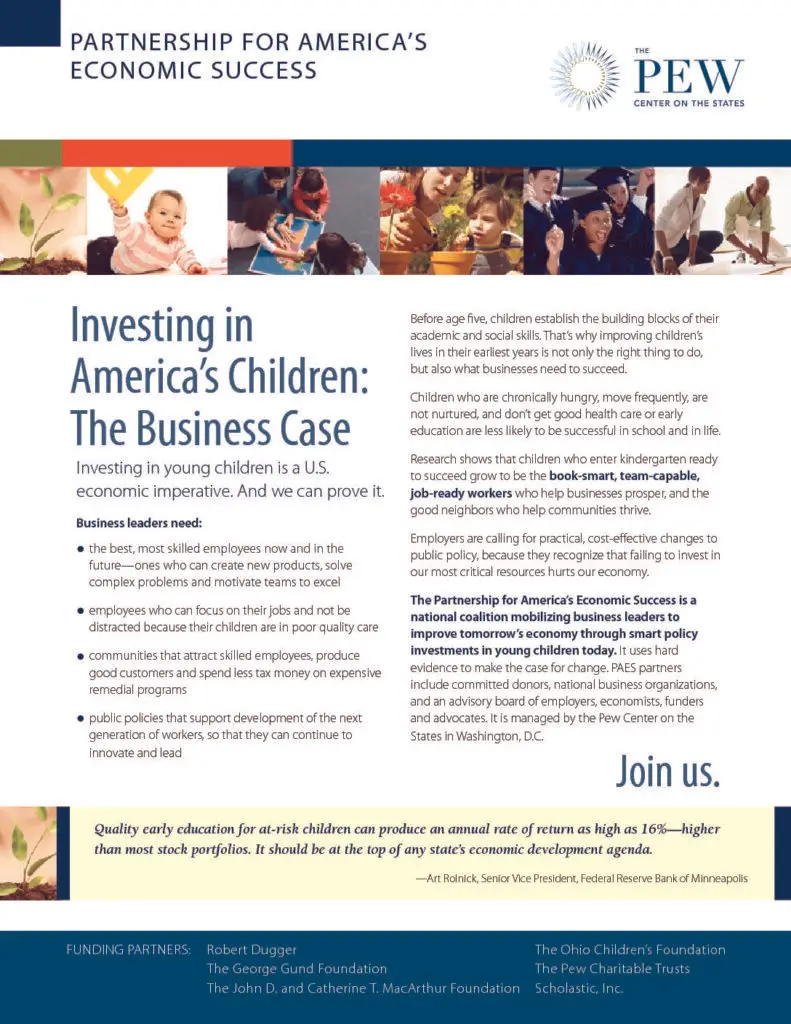 Early Childhood Investment 15